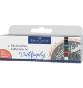 Calligraphieset Pitt Pen 4ST sortiert