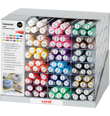 Pigmentmarker POS 90ST Display sortiert