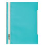 Schnellhefter Standard 257320, A4, t&uuml;rkis, Polypropylen, Vorderdeckel transparent