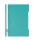 Schnellhefter Standard 2573 20, A4, t&uuml;rkis, Polypropylen, 80g, Vorderdeckel transparent