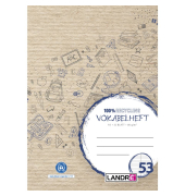Vokabelheft 400146772 / liniert, 80g, blau