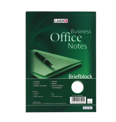 Briefblock 100050267 / blanko70g, 50 Blatt