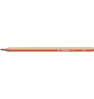 Bleistift, 369/03-HB, H&auml;rte HB, pink mit wei&szlig;en Kantenstreifen