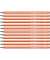 Bleistift, 369/03-2B, H&auml;rte 2B, orange