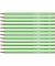 Bleistift, 369/04-2B, H&auml;rte 2B, gr&uuml;n mit wei&szlig;en Kantenstreifen