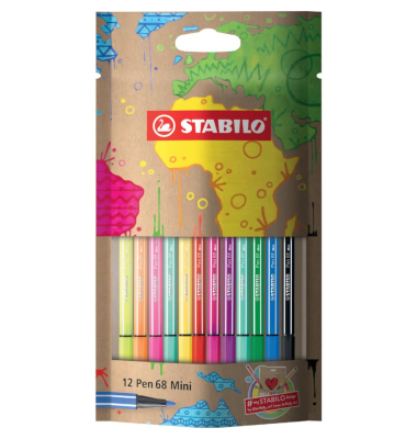 Faserschreiberetui 12ST Pen68 Mini myDes