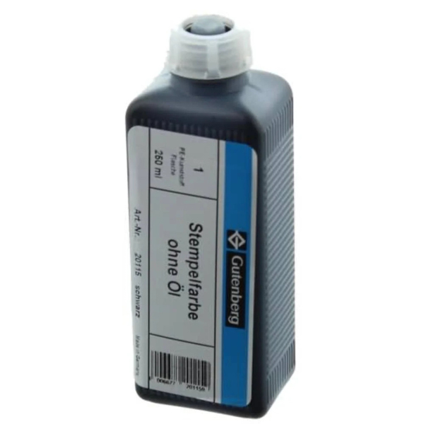 Gutenberg Stempelfarbe schwarz 4006677201159 Gutenberg
