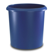 Papierkorb 26605, 18 Liter, rund, blau