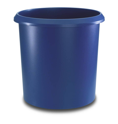 Papierkorb 26605, 18 Liter, rund, blau