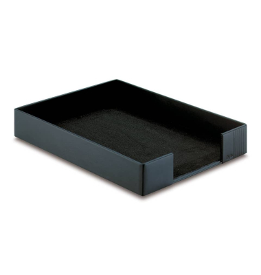 Briefablage 35076, schwarz, Leder