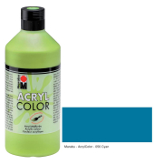 Acrylfarbe Color cyan