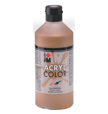 Acrylfarbe Color mittelbraun