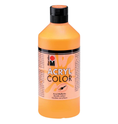 Acrylfarbe Color orange