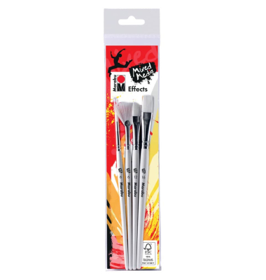 Haarpinsel, 01970 000 00200, flache Spitzen