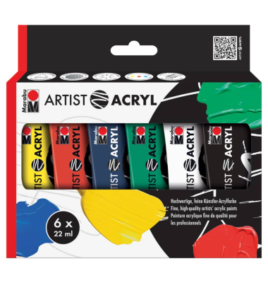 Artist Acryl Set 6x22ml