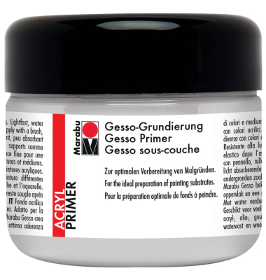 Acryl Gesso Grundierung wei&szlig;