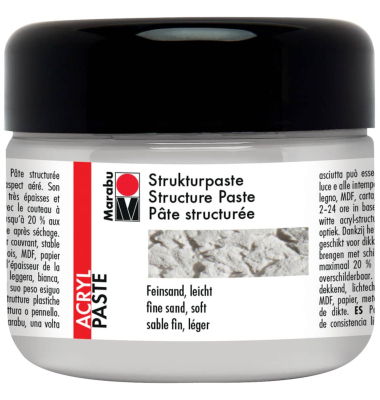 Strukturpaste Acryl Feinsand leicht