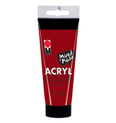 Acrylfarbe Color rubinrot