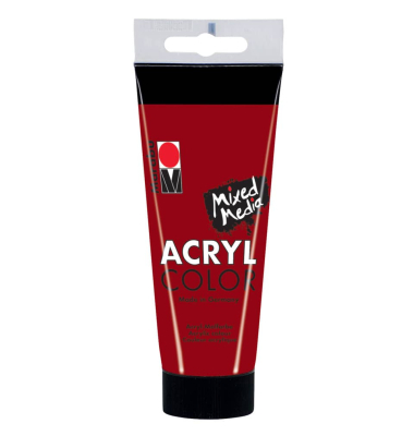 Acrylfarbe Color rubinrot