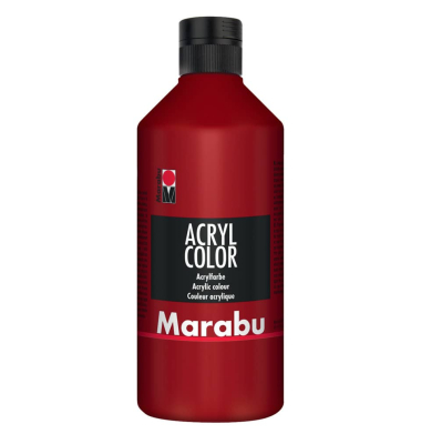 Acrylfarbe Color rubinrot