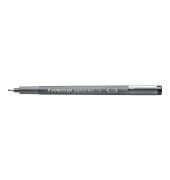 Fineliner pigment liner 308, 308 10-9, grau (Schreibfarbe: schwarz), 1mm