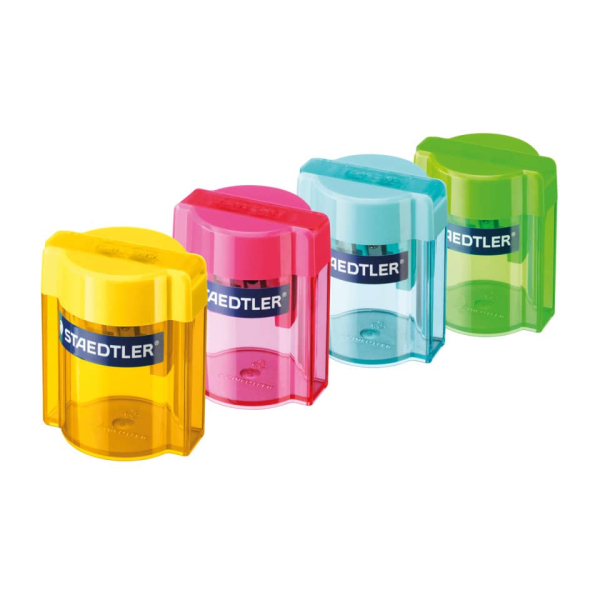 10 x Staedtler Doppelspitzdose superjumbo 8,2/11,2mm farbig sortiert