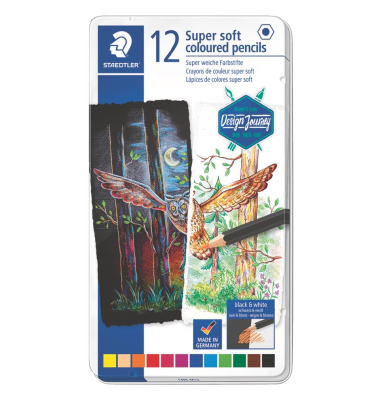 Farbstifte 12ST Supersoft sortiert