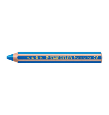 Farbstift Noris  junior, 140-3, blau, sechskant-abgerundet