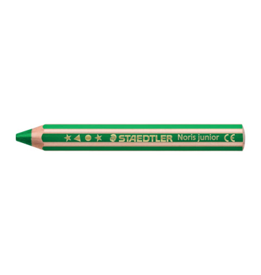 Farbstift Noris  junior, 140-5, gr&uuml;n, sechskant-abgerundet