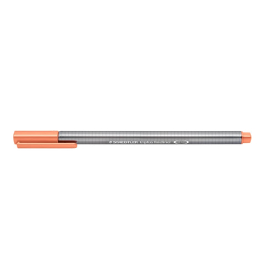 Fineliner triplus 334, 334-222, silber (Schreibfarbe: lachs), 0,3mm
