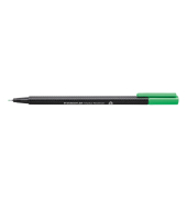 Fineliner triplus 334, 334-550, silber (Schreibfarbe: blassgr&uuml;n), 0,3mm