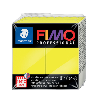 Modelliermasse Fimo pro f&uuml;r zitr.gelb
