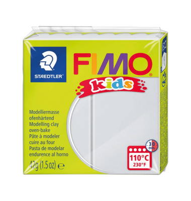 Modelliermasse Fimo hellgrau
