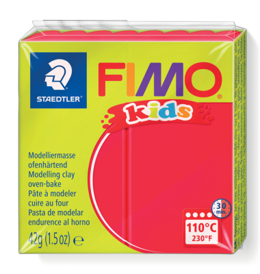 Modelliermasse Fimo rot