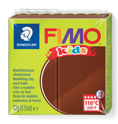 Modelliermasse Fimo braun