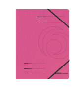 Eckspannmappe easy orga 300003064, A4 fuchsia Karton 355g, f&uuml;r ca. 200 Blatt  (80 g/m&sup2;)