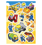 Schmucketikett Baustelle