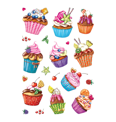 Schmucketikett Cupcakes