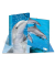 Gummizugmappe Tiermotiv - Serie 7141, A4 mehrfarbig Polypropylen (PP), f&uuml;r ca. 50 Blatt  (80 g/m&sup2;), mit 3 Einschlagklappen