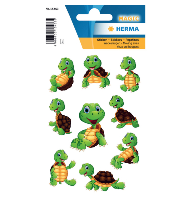 Sticker Little Turtle Wackelaugen
