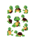 Sticker Little Turtle Wackelaugen