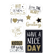 Schmucketikett Geschenkesticker