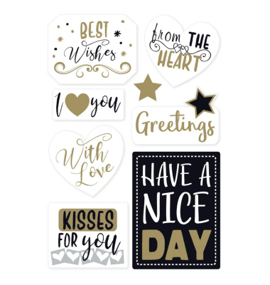 Schmucketikett Geschenkesticker