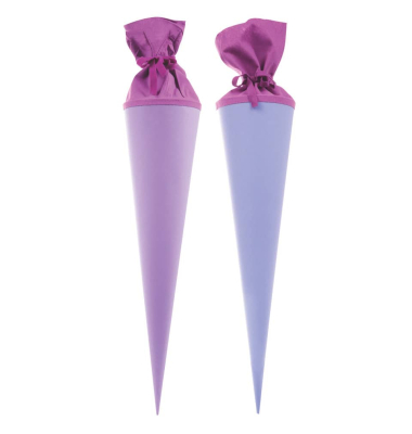 Bastel-Schult&uuml;te 97 848, lila, 70cm, rund