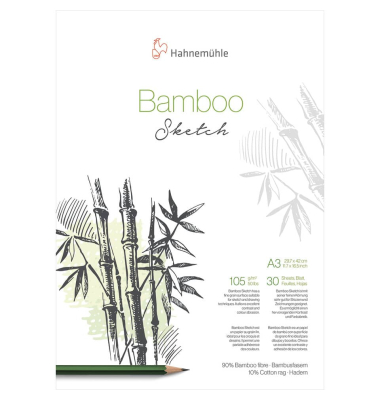 Skizzenblock Bamboo 105 gm&sup2; wei&szlig;