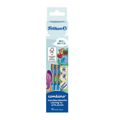 Schreiblernstift Combino blau