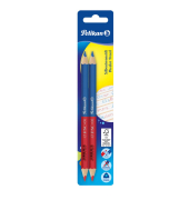 Silbentrennstift 2ST rotblau dick