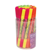 Textmarker Queen of Hearts, 07668/30, Set (Rundbox 30 #), farbig sortiert, 1-3mm Keilspitze