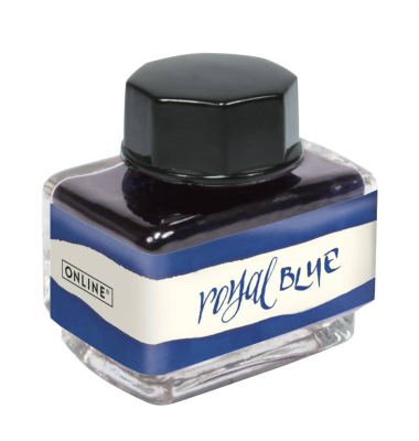 Tintenglas Colour Royalblau