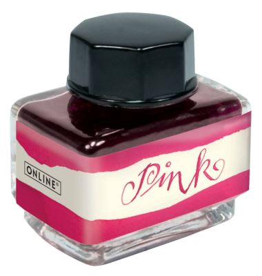 Tintenglas Colour pink